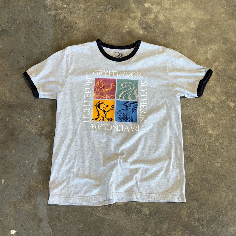 Wizarding World Of Harry Potter School Houses Ringer Tee